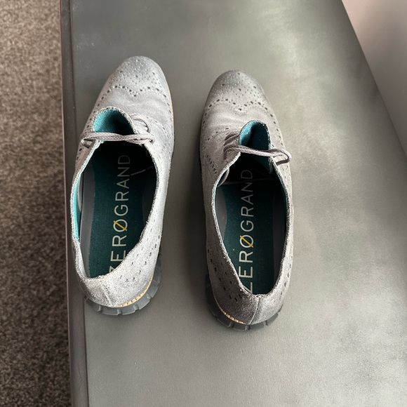 Men’s Cole Haan’s Size 10 1/2 Grey with tan accent - Picture 5 of 8